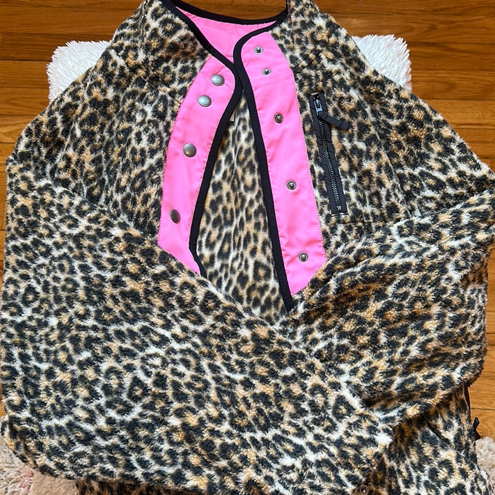 American Eagle Leopard Jacket